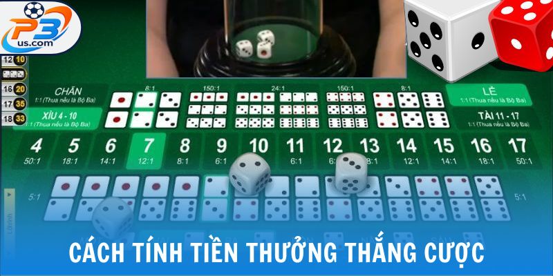 Cách tính tiền thưởng thắng cược