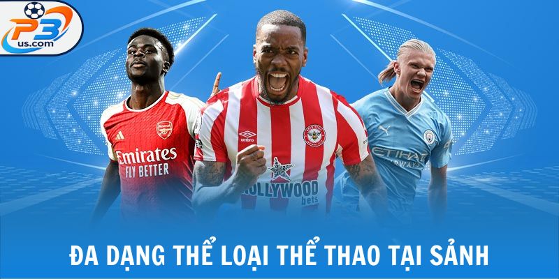 Đa dạng thể loại thể thao tại sảnh